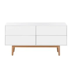 Enfilade LINDHOLM - Largeur 120 Cm -Wenko Soldes Boutique sideboard lindholm v weiss matt eiche massiv 358647