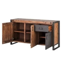 Enfilade MANCHESTER 1 Tiroir 3 Portes -Wenko Soldes Boutique sideboard manchester i akazie massiv metall 4873180