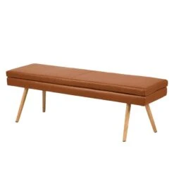 Banc NICHOLAS 34 Banc NICHOLAS -Wenko Soldes Boutique sitzbank nicholas i kunstleder eiche massiv vintage braun 4401756