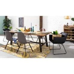 Table TAMATI -Wenko Soldes Boutique teppich flow viii webstoff gelb beige 4927112
