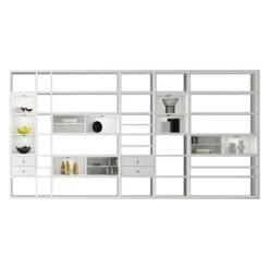 Etagère XXL Emporior L.A -Wenko Soldes Boutique xxl regalwand emporior i a mit beleuchtung weiss 2221518