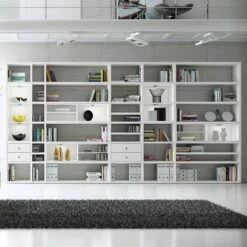 Etagère XXL Emporior L.A -Wenko Soldes Boutique xxl regalwand emporior i a mit beleuchtung weiss 2221522