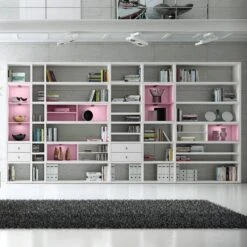 Etagère XXL Emporior L.A -Wenko Soldes Boutique xxl regalwand emporior i a rgb led beleuchtung weiss 3396277